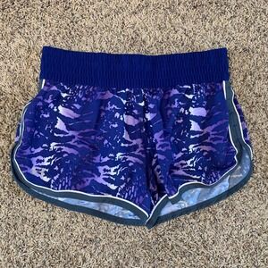 Under Armour Shorts Womens Small Purple Running Athletic Gym Workout